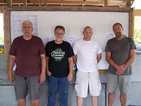 8-16-15 Agg. Match 6 Group Relay Winners - John Stecik, Bob Shields, Tom Murtiff, Dave Parker